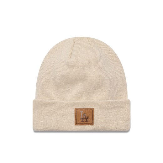 New Era Czapka Team Patch Cuff Bea 60565197 Beżowy ze sklepu MODIVO w kategorii Czapki zimowe damskie - zdjęcie 182599705