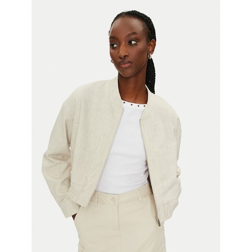 Vila Kurtka bomber Alona 14104864 Beżowy Regular Fit ze sklepu MODIVO w kategorii Kurtki damskie - zdjęcie 182599799