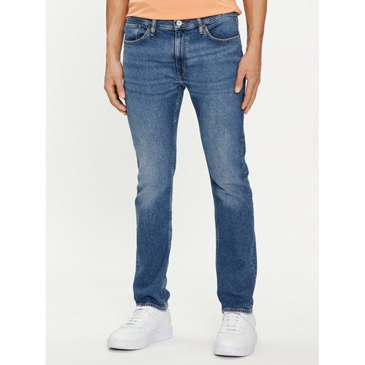 Hugo Jeansy Zane 50511421 Niebieski Slim Fit ze sklepu MODIVO w kategorii Jeansy męskie - zdjęcie 182599856