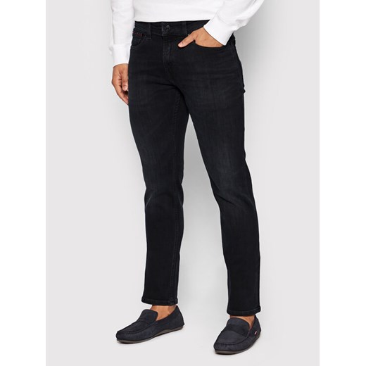 Tommy Jeans Jeansy Scanton DM0DM09561 Czarny Slim Fit ze sklepu MODIVO w kategorii Jeansy męskie - zdjęcie 182599895