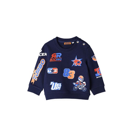 Original Marines Bluza DDP0251NM Granatowy Regular Fit ze sklepu MODIVO w kategorii Bluzy i swetry - zdjęcie 182599976