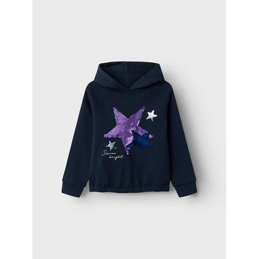 NAME IT Bluza 13219959 Granatowy Regular Fit ze sklepu MODIVO w kategorii Bluzy dziewczęce - zdjęcie 182599998