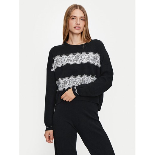 Liu Jo Sport Sweter TF4220 MS63L Czarny Regular Fit ze sklepu MODIVO w kategorii Swetry damskie - zdjęcie 182600007