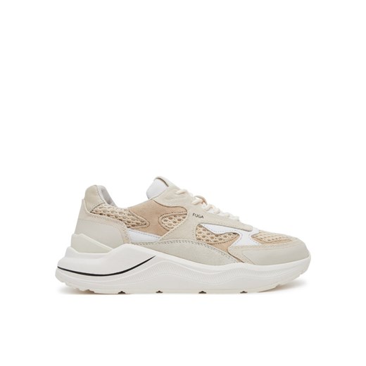 D.A.T.E. Sneakersy Fuga  W421-FG-ET Beżowy ze sklepu MODIVO w kategorii Buty sportowe damskie - zdjęcie 182600079