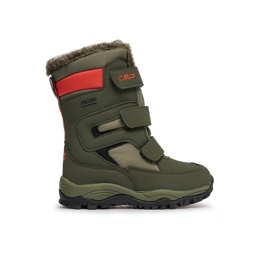CMP Śniegowce Kids Hexis Snow Boot Wp 30Q4634 Zielony ze sklepu MODIVO w kategorii Buty zimowe dziecięce - zdjęcie 182600109