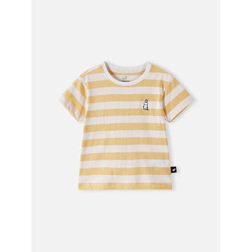 Reima T-Shirt Moomin Tussilango 5200202B Żółty Regular Fit ze sklepu MODIVO w kategorii Koszulki niemowlęce - zdjęcie 182600159