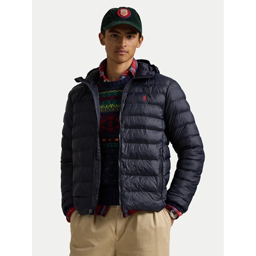 Polo Ralph Lauren Kurtka przejściowa 710955870001 Granatowy Regular Fit ze sklepu MODIVO w kategorii Kurtki męskie - zdjęcie 182600245