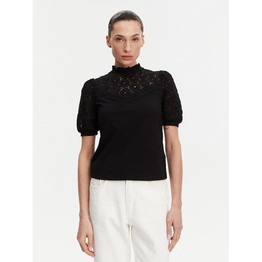Morgan Bluzka 241-DULIE Czarny Regular Fit ze sklepu MODIVO w kategorii Bluzki damskie - zdjęcie 182600285