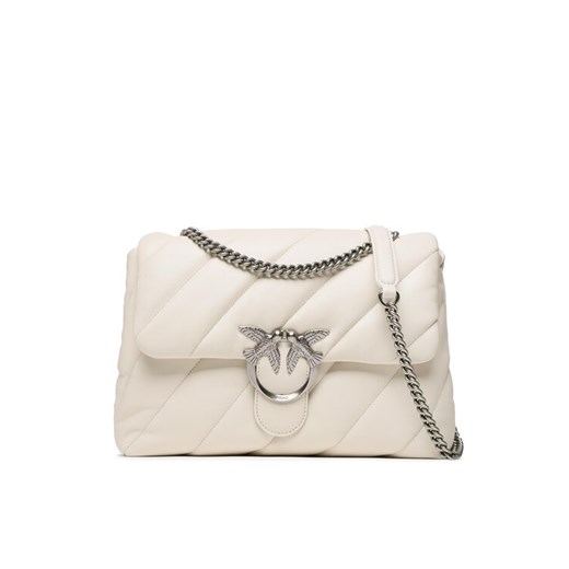 PINKO Torebka Love Big Puff Cl. PE 23 PLTT 100037 A0F2 Écru ze sklepu MODIVO w kategorii Kopertówki - zdjęcie 182600316