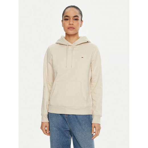 Tommy Jeans Bluza DW0DW19958 Beżowy Regular Fit ze sklepu MODIVO w kategorii Bluzy damskie - zdjęcie 182600337