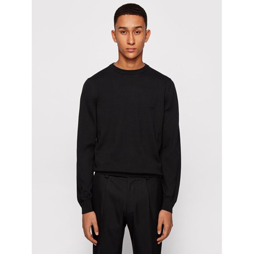 Boss Sweter Pacas-L 50442138 Czarny Regular Fit ze sklepu MODIVO w kategorii Swetry męskie - zdjęcie 182600366