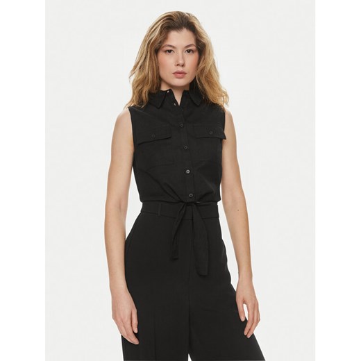 Brave Soul Koszula LWT-548ELIZABETH Czarny Straight Fit ze sklepu MODIVO w kategorii Koszule damskie - zdjęcie 182600385