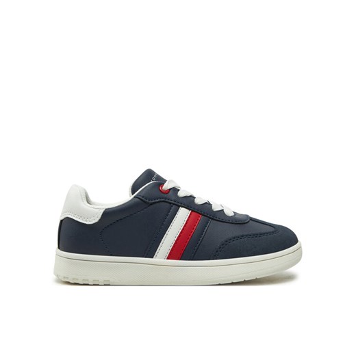 Tommy Hilfiger Sneakersy Stripe Low Cut Lace-Up Sneaker T3X9-33851-1269 M Granatowy ze sklepu MODIVO w kategorii Buty sportowe dziecięce - zdjęcie 182600398