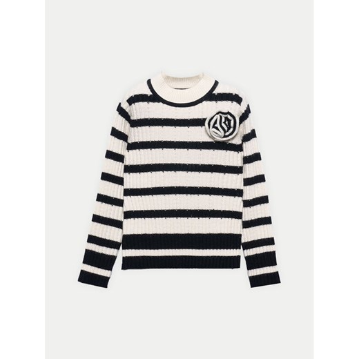 Abel & Lula Sweter 5829 Biały Regular Fit ze sklepu MODIVO w kategorii Swetry dziewczęce - zdjęcie 182600446