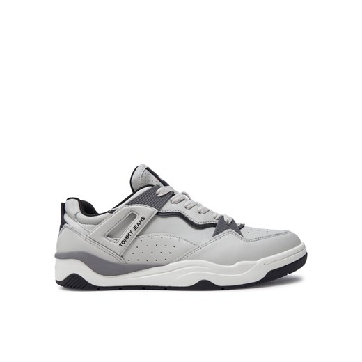 Tommy Jeans Sneakersy Tjm Ultra Basket Sneaker EM0EM01493 Szary ze sklepu MODIVO w kategorii Buty sportowe męskie - zdjęcie 182600456
