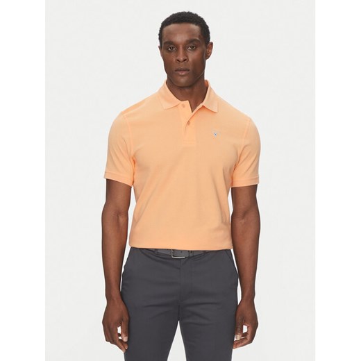 Barbour Polo Original Sports MML0358CO12 Pomarańczowy Tailored Fit ze sklepu MODIVO w kategorii T-shirty męskie - zdjęcie 182600466