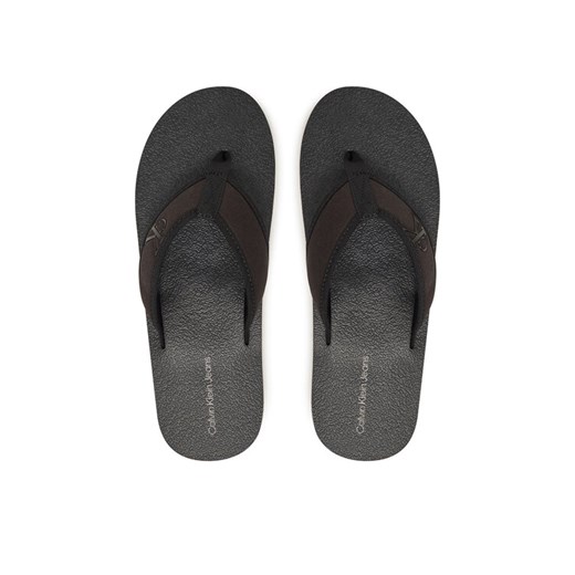 Calvin Klein Jeans Japonki Thong+ Cv YM0YM01235 Czarny ze sklepu MODIVO w kategorii Klapki męskie - zdjęcie 182600499