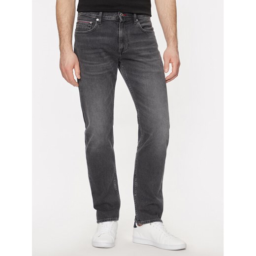 Tommy Hilfiger Jeansy Merceer MW0MW35171 Szary Straight Fit ze sklepu MODIVO w kategorii Jeansy męskie - zdjęcie 182600589