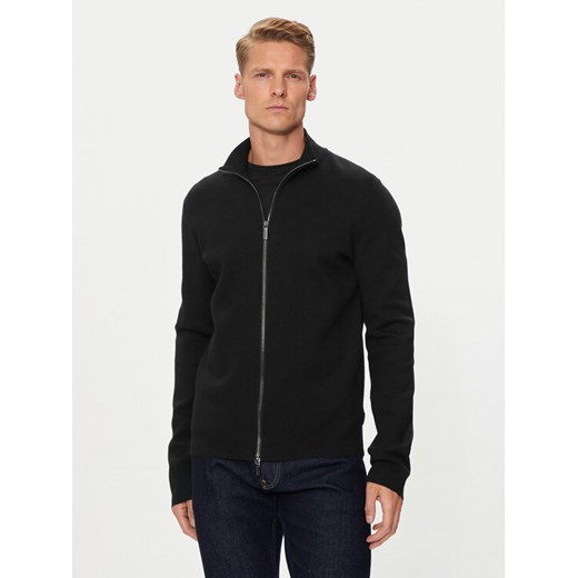 Calvin Klein Sweter K10K113040 Czarny Regular Fit ze sklepu MODIVO w kategorii Swetry męskie - zdjęcie 182600616