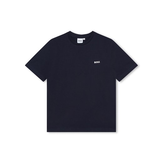 Boss T-Shirt J25P23 S Granatowy Regular Fit ze sklepu MODIVO w kategorii T-shirty chłopięce - zdjęcie 182600688