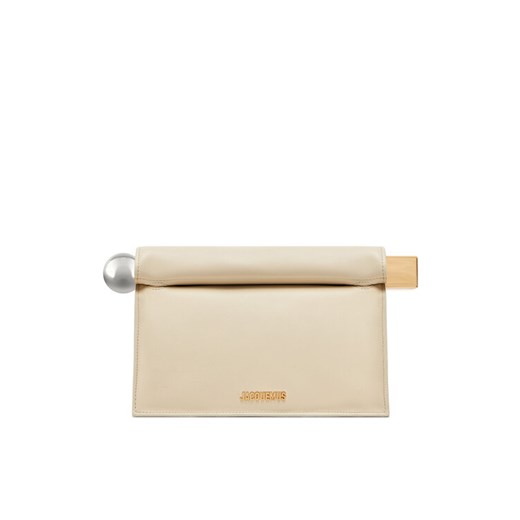 JACQUEMUS Torebka La Pochette Rond 24E233BA356-3171 Écru Jacquemus OS MODIVO