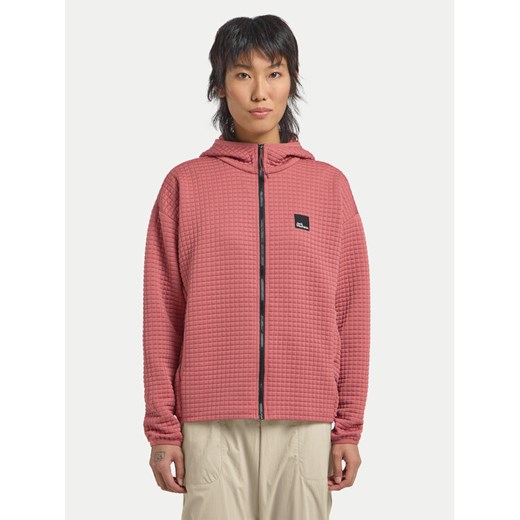 Jack Wolfskin Bluza Mogari A63850 Różowy Regular Fit ze sklepu MODIVO w kategorii Bluzy damskie - zdjęcie 182600736