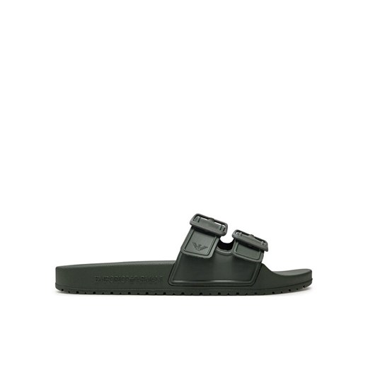 Emporio Armani Klapki XVPS09 XN998 S132 Khaki ze sklepu MODIVO w kategorii Klapki męskie - zdjęcie 182600747