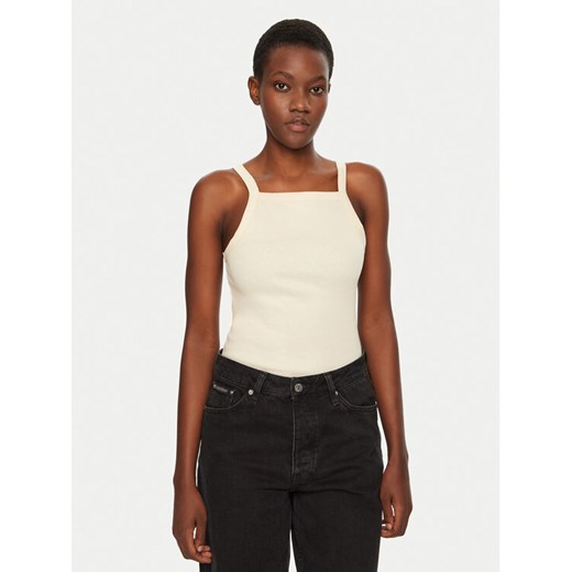 IVY OAK Top Klara Rose IO1100X2362 Beżowy Slim Fit ze sklepu MODIVO w kategorii Bluzki damskie - zdjęcie 182600776
