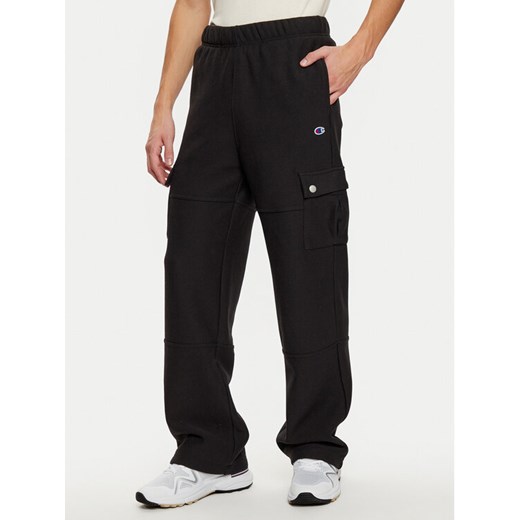 Champion Spodnie dresowe 220710 Czarny Loose Fit ze sklepu MODIVO w kategorii Spodnie męskie - zdjęcie 182600819