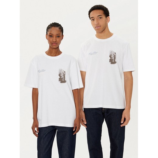 Filling Pieces T-Shirt Unisex Gardener 7449985 Biały Regular Fit ze sklepu MODIVO w kategorii Bluzki damskie - zdjęcie 182600849