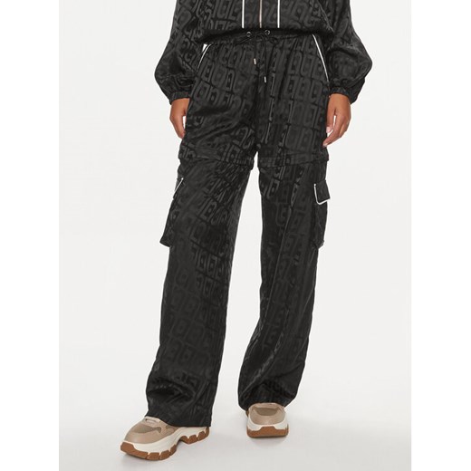 Liu Jo Spodnie materiałowe TA4078 TS788 Czarny Regular Fit ze sklepu MODIVO w kategorii Spodnie damskie - zdjęcie 182600869