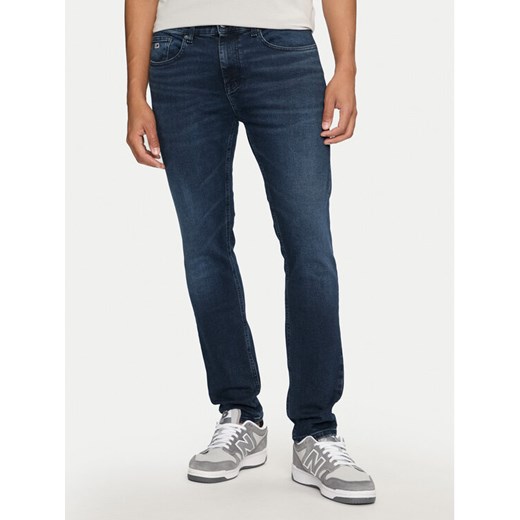 Tommy Jeans Jeansy Austin DM0DM19306 Granatowy Slim Fit Tommy Jeans 31_32 MODIVO
