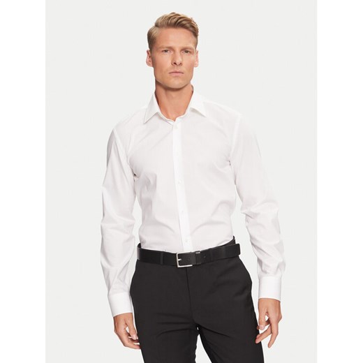Boss Koszula H-Hank-Kent-C1-214 50469345 Biały Slim Fit ze sklepu MODIVO w kategorii Koszule męskie - zdjęcie 182600905