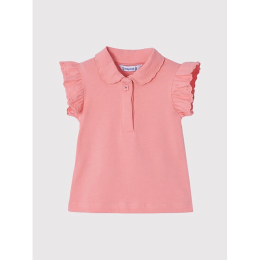 Mayoral Polo 1184 Różowy Regular Fit ze sklepu MODIVO w kategorii Bluzki dziewczęce - zdjęcie 182600917