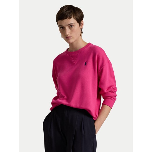 Polo Ralph Lauren Bluza 211935582014 Różowy Regular Fit ze sklepu MODIVO w kategorii Bluzy damskie - zdjęcie 182600918