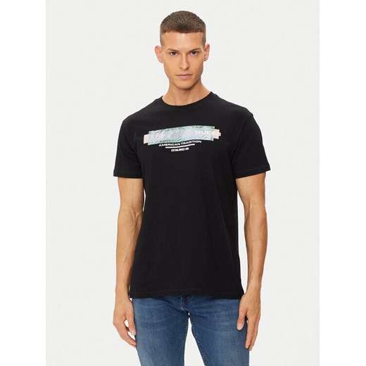 Guess T-Shirt M4YI03 I3Z14 Czarny Regular Fit ze sklepu MODIVO w kategorii T-shirty męskie - zdjęcie 182600935