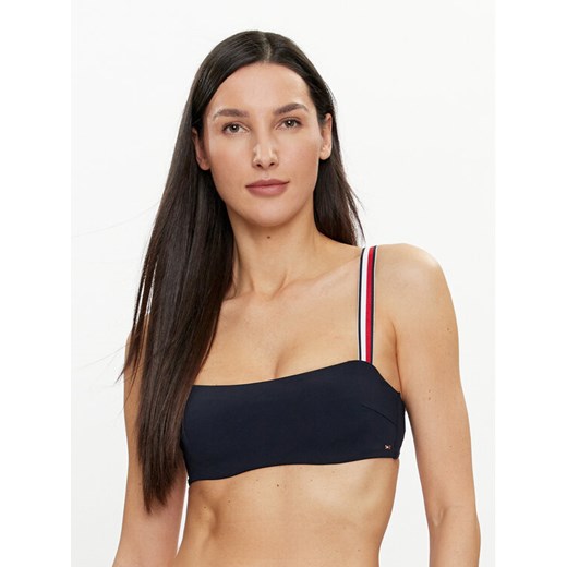 Tommy Hilfiger Góra od bikini UW0UW05291 Granatowy ze sklepu MODIVO w kategorii Stroje kąpielowe - zdjęcie 182600986