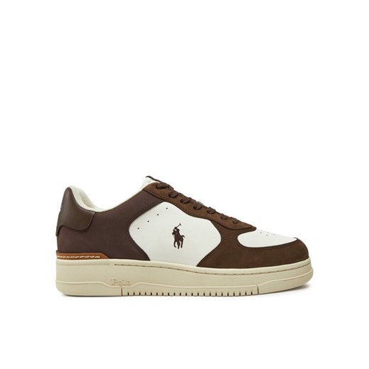 Polo Ralph Lauren Sneakersy Masters Court 809955690003 Brązowy ze sklepu MODIVO w kategorii Buty sportowe męskie - zdjęcie 182600996