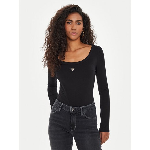 Guess Body V4YP07 J1314 Czarny Regular Fit ze sklepu MODIVO w kategorii Bluzki damskie - zdjęcie 182601049