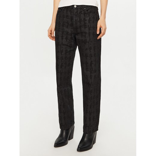 KARL LAGERFELD Jeansy A1W10015 Czarny Relaxed Fit ze sklepu MODIVO w kategorii Jeansy damskie - zdjęcie 182601076