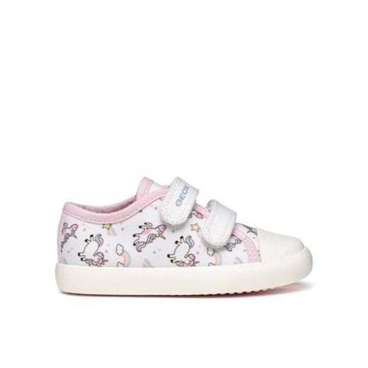 Geox Sneakersy B Gisli B451MB 000AN C0406 S Biały ze sklepu MODIVO w kategorii Buty sportowe dziecięce - zdjęcie 182601079