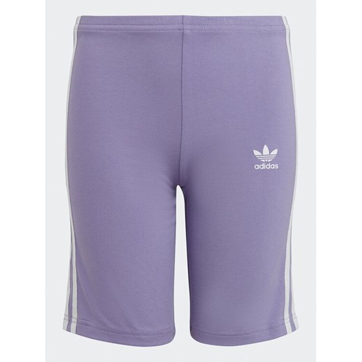 adidas Szorty sportowe Adicolor Cycling Shorts IC3122 Fioletowy ze sklepu MODIVO w kategorii Spodenki chłopięce - zdjęcie 182601109