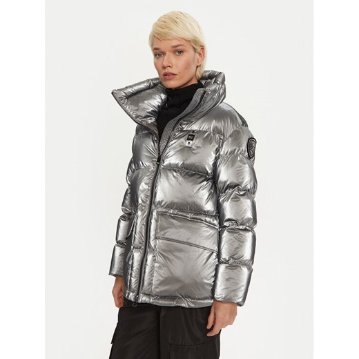 Blauer Kurtka zimowa 24WBLDC02250 Srebrny Regular Fit ze sklepu MODIVO w kategorii Kurtki damskie - zdjęcie 182601118