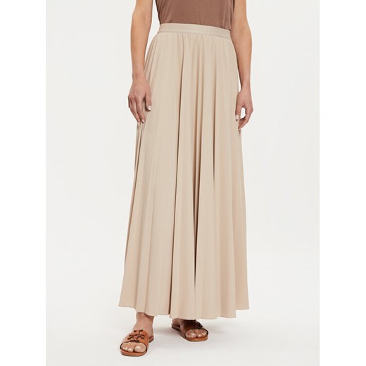 Max Mara Leisure Spódnica plisowana Maesa 2426776027000 Beżowy Regular Fit ze sklepu MODIVO w kategorii Spódnice - zdjęcie 182601119