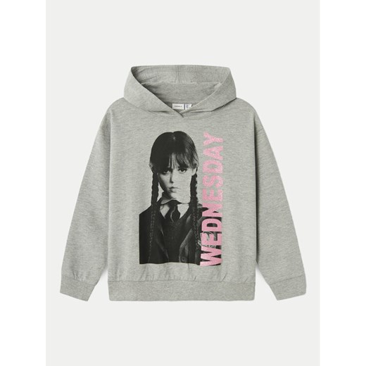 NAME IT Bluza WEDNESDAY 13231904 Szary Regular Fit ze sklepu MODIVO w kategorii Bluzy chłopięce - zdjęcie 182601138