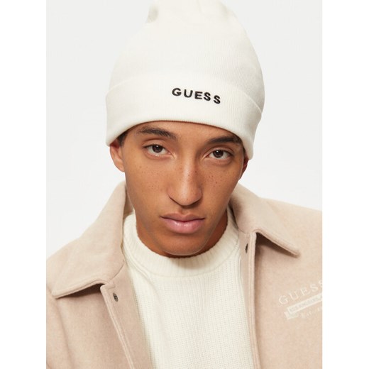 Guess Czapka AM9458 VIS01 Biały ze sklepu MODIVO w kategorii Czapki zimowe męskie - zdjęcie 182601167