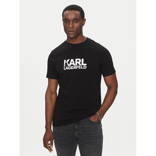 KARL LAGERFELD T-Shirt 755087 552235 Czarny Regular Fit Karl Lagerfeld L MODIVO