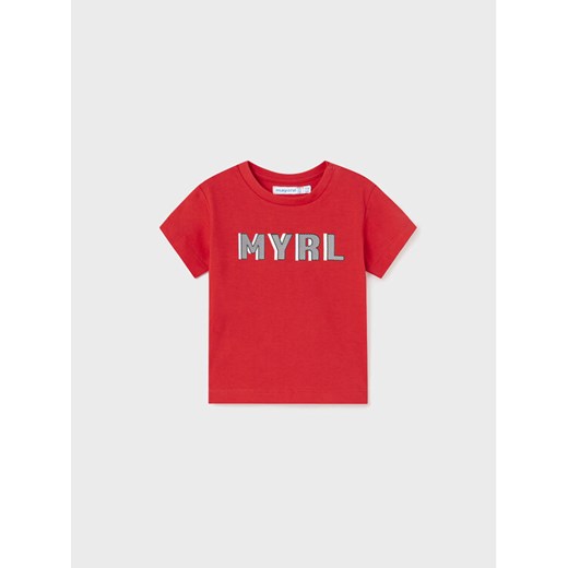 Mayoral T-Shirt 106 Czerwony Regular Fit ze sklepu MODIVO w kategorii Koszulki niemowlęce - zdjęcie 182601255