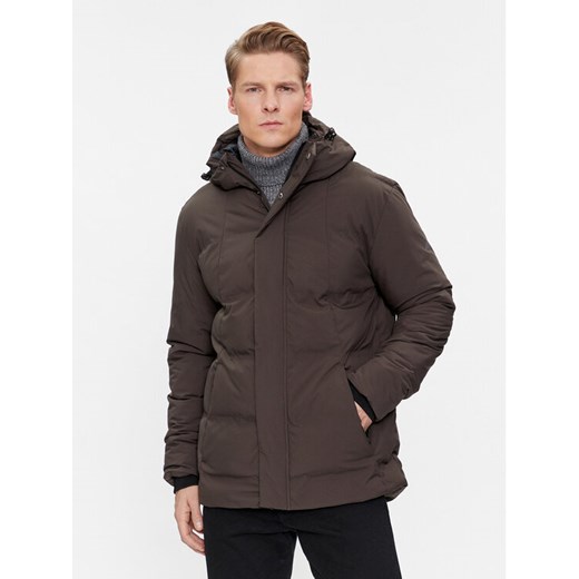 4F Kurtka zimowa 4FAW23TDJAM249 Khaki Regular Fit ze sklepu MODIVO w kategorii Kurtki męskie - zdjęcie 182601445