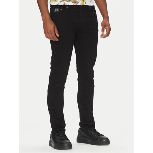 Versace Jeans Couture Jeansy 78GAB5S0 Czarny Slim Fit ze sklepu MODIVO w kategorii Jeansy męskie - zdjęcie 182601456